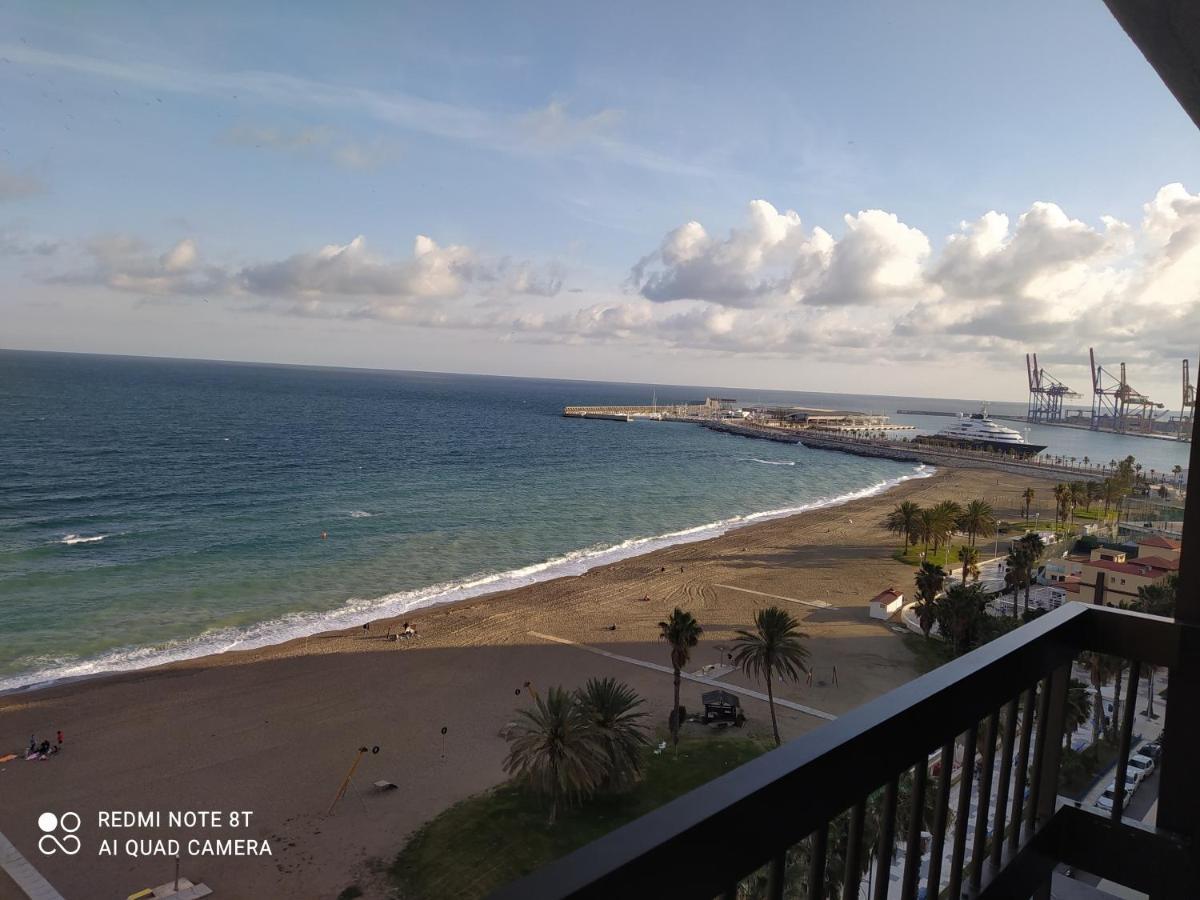 Apartament Espectaculares Vistas Al Mar Playa Malagueta Malaga Zewnętrze zdjęcie