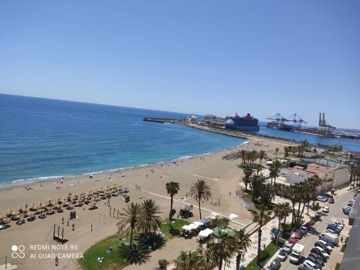 Apartament Espectaculares Vistas Al Mar Playa Malagueta Malaga Zewnętrze zdjęcie